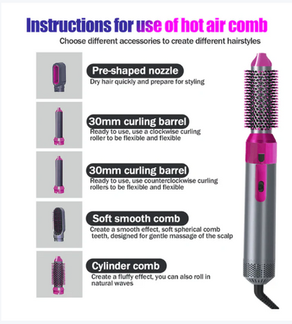 Hot Air Brush (5-in-1)