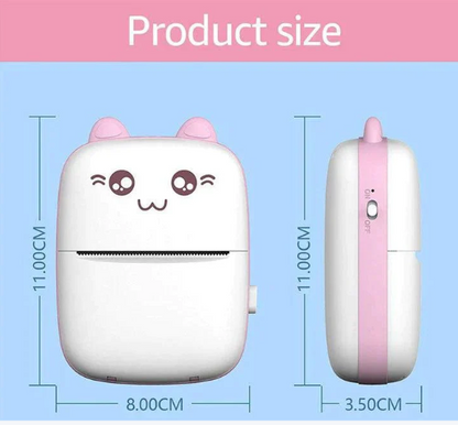 Portable Mini Pocket Printer BT Thermal Printer